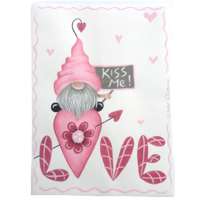 Kiss Me- Kenny The Loveable Gnome E-Pattern by Susan Cochrane