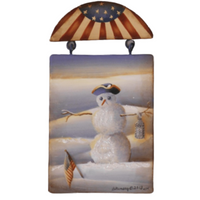 Colonial Snowman E-Pattern by Barbara Bunsey