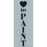 Love to Paint Stencil