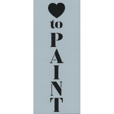Love to Paint Stencil