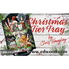 Christmas Tiered Tray Plaque Pattern by Chris Haughey