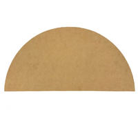 9 in. x 18 in. Half Moon Wood Plaque