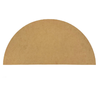 9 in. x 18 in. Half Moon Wood Plaque