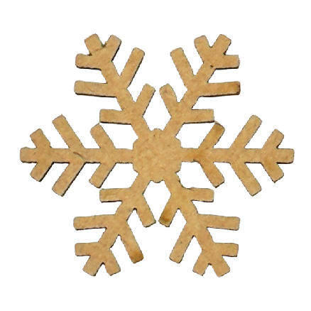 4 in. Sparkle Snowflake