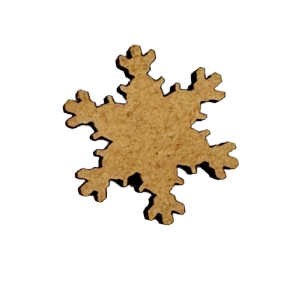 1 in. Flurry Snowflake