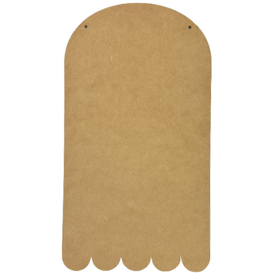 13" Scallop Dome Plaque