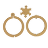 Snowman Nativity Ornament