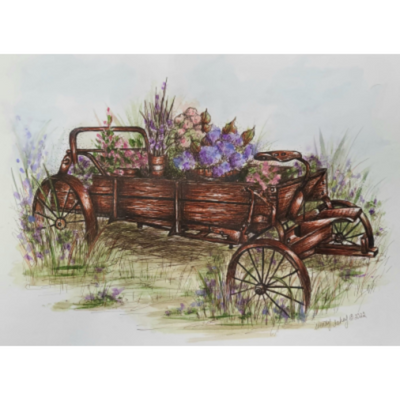 Charm On the Farm (Pen & Ink) E-Pattern by Wendy Fahey