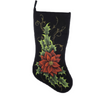 Poinsettia Holiday Runner (Fabric Painting) E-Pattern by Wendy Fahey