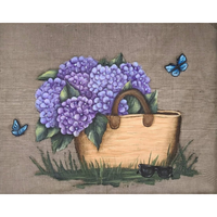 Hydrangea Screen Painting E-Pattern by Wendy Fahey