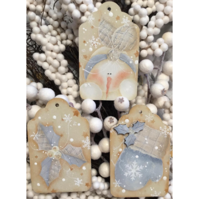 Winter Angel Ornaments E-Pattern By Deb Mishima