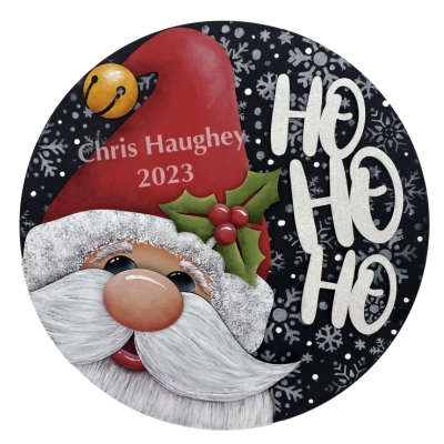 Simply Santa Plaque E-Pattern by Chris Haughey