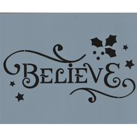 Believe Stencil