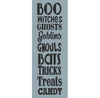 Boo Witches Ghosts Stencil