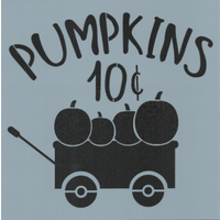 Pumpkins 10¢ Stencil