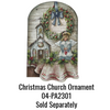 Christmas Church Ornament Bundle PA2301