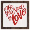 All You Need is Love Stencil