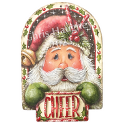 Santa Cheer Ornament E-Pattern by Chris Haughey