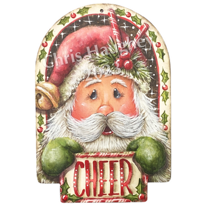 Santa Cheer Ornament Pattern by Chris Haughey