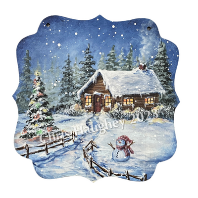 Cozy Cabin Ornament E-Pattern by Chris Haughey