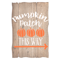 Pumpkin Patch This Way Stencil