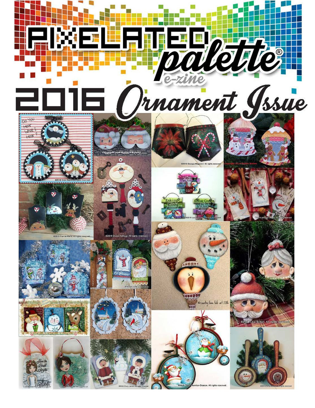 Pixelated Palette - October 2016 Ornament Issue