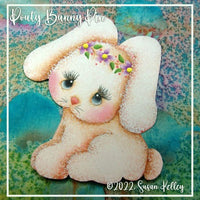 Pouty Bunny Pin By Susan Kelley