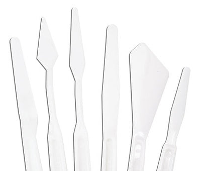 Flexible Plastic Palette Knife Set of 6