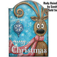 Rudy Reindeer Stencil