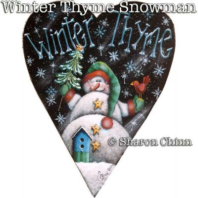 Winter Thyme Snowman E-Pattern