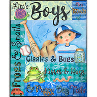 Little Boys are Made Of E-Pattern