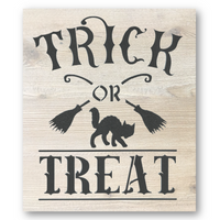 Trick or Treat Stencil