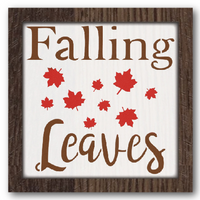 Mini Signs: Falling Leaves