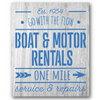 Boat and Motor Rentals Stencil