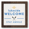 Lakeside Welcome Stencil