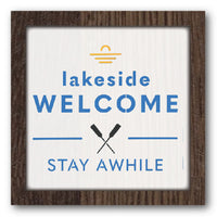 Lakeside Welcome Stencil