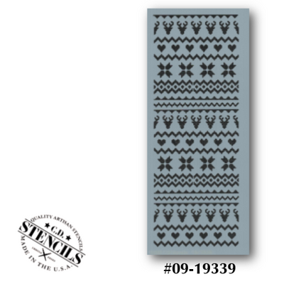 Sweater Knit Stencil