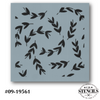 Swirling Vines Background Stencil