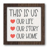 This is Us - Heart Stencil