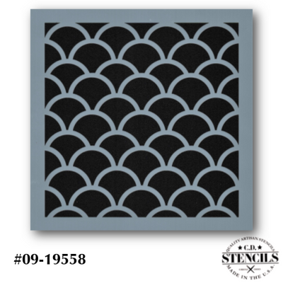 Arched Background Stencil