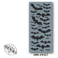 Batty Background Stencil