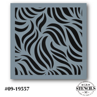 Zebra Background Stencil