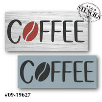 Coffee Bean Stencil