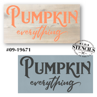Pumpkin Everything Stencil