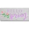 Hello Spring Stencil