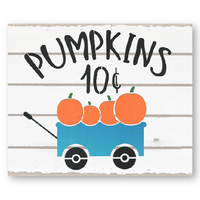 Pumpkins 10¢ Stencil
