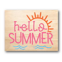 Hello Summer - Sunshine Stencil