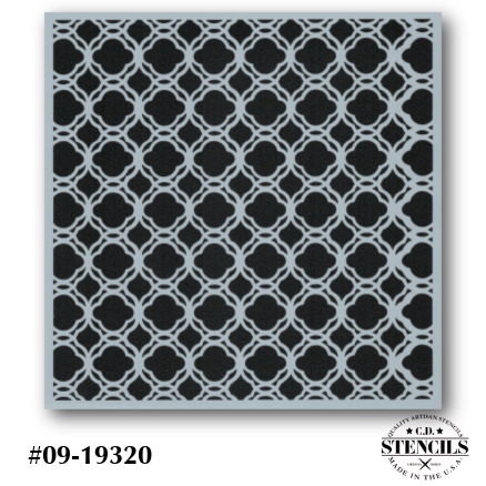 Double Trellis Background Stencil