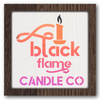 Mini Signs: Black Flame Candle Co.