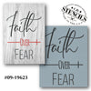 Faith Over Fear Stencil